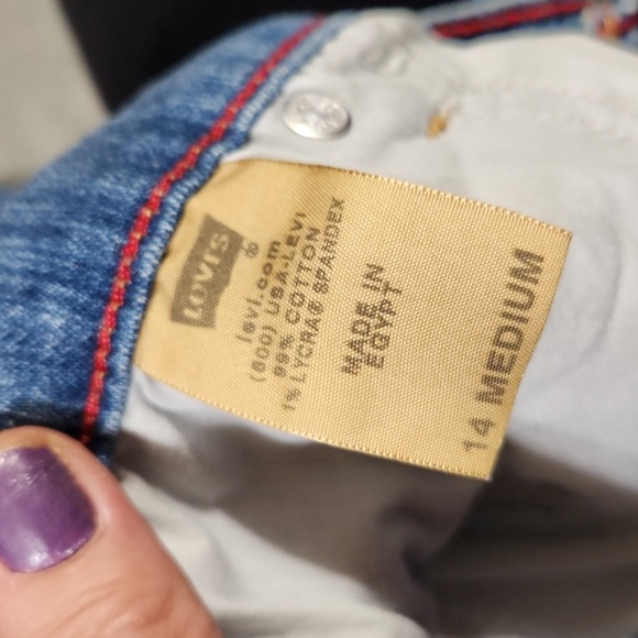 Levis 14 550 relaxed boot Cut vintage - Picture 3 of 9